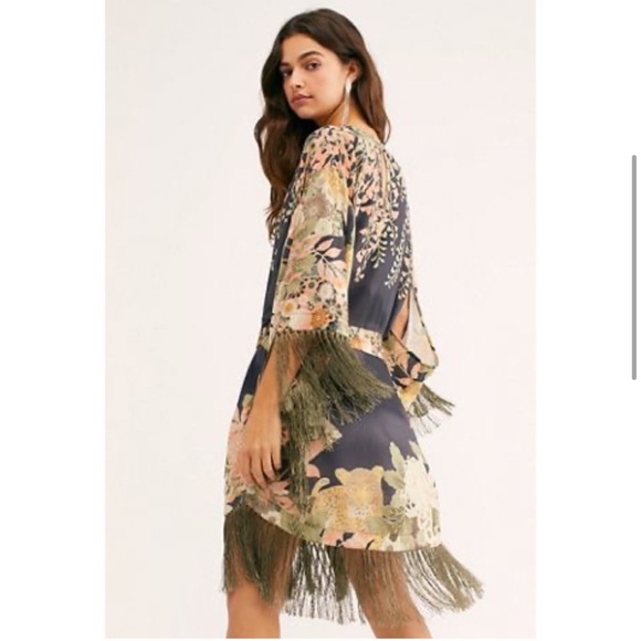 Spell & gypsy x free people exclusive black willow dress rare *missing belt - Picture 2 of 5